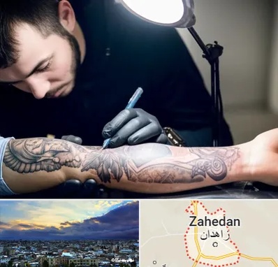 تاتو کار مرد در زاهدان