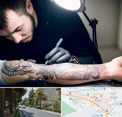 تاتو کار مرد در مهرویلا کرج 