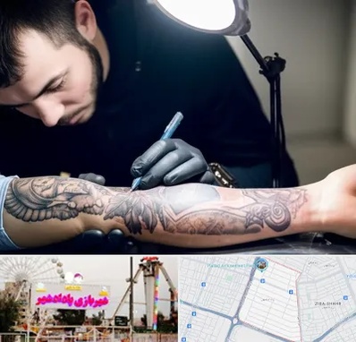 تاتو کار مرد در پادادشهر اهواز 