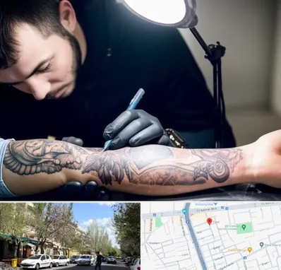 تاتو کار مرد در کوی فیروز تبریز 