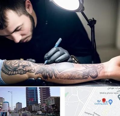 تاتو کار مرد در چهارراه طالقانی کرج 