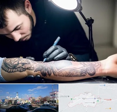 تاتو کار مرد در ماهدشت کرج 