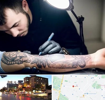 تاتو کار مرد در بلوار سجاد مشهد 