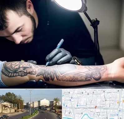 تاتو کار مرد در ضیابری رشت 