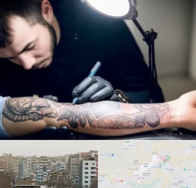 تاتو کار مرد در محمد شهر کرج