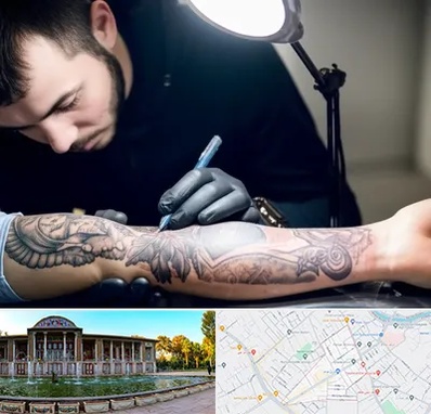 تاتو کار مرد در عفیف آباد شیراز 