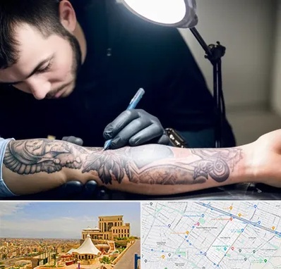 تاتو کار مرد در هاشمیه مشهد 