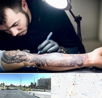 تاتو کار مرد در بلوار کلاهدوز مشهد