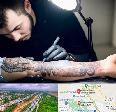 تاتو کار مرد در قصرالدشت شیراز 