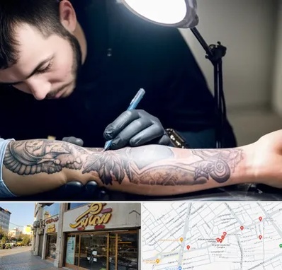 تاتو کار مرد در عطاران قم 