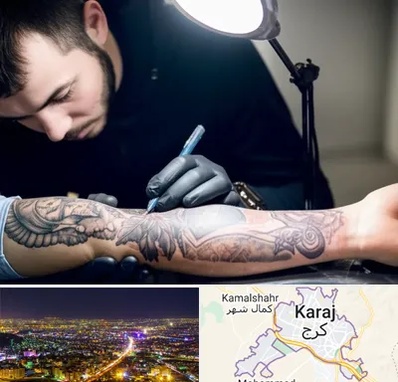 تاتو کار مرد در کرج