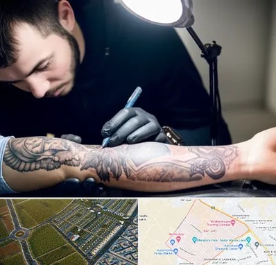 تاتو کار مرد در الهیه مشهد 