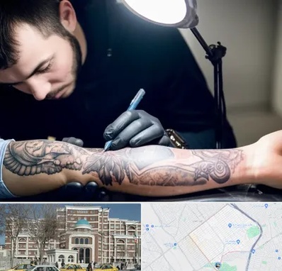 تاتو کار مرد در طلاب مشهد 