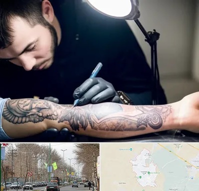 تاتو کار مرد در نظرآباد کرج 