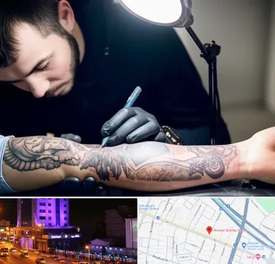 تاتو کار مرد در آبرسان تبریز 