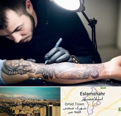 تاتو کار مرد در اسلامشهر