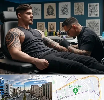 سالن تاتو در سعادت آباد 