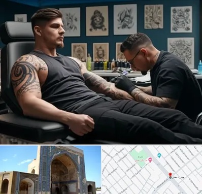 سالن تاتو در مصلی مشهد 