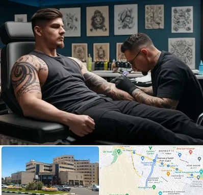 سالن تاتو در صیاد شیرازی مشهد 