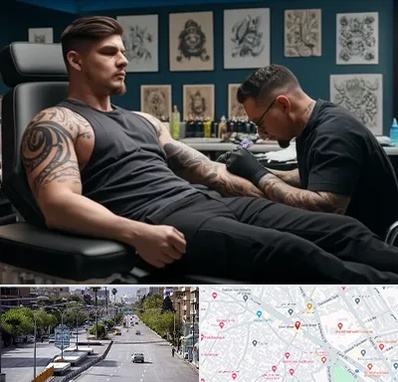 سالن تاتو در خیابان زند شیراز 