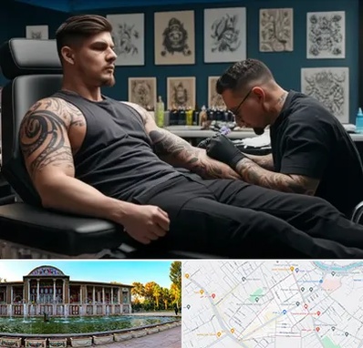 سالن تاتو در عفیف آباد شیراز 