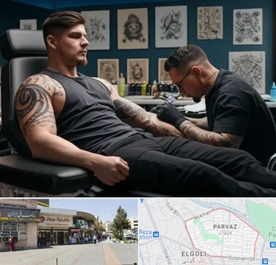 سالن تاتو در پرواز تبریز 