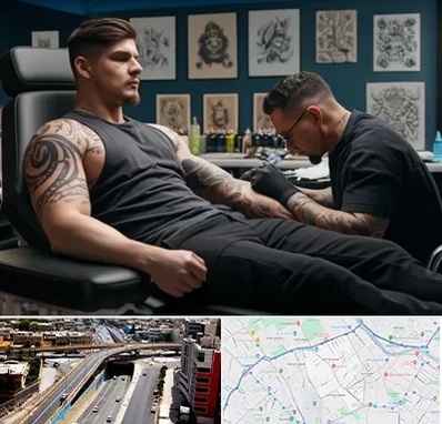 سالن تاتو در ستارخان شیراز 