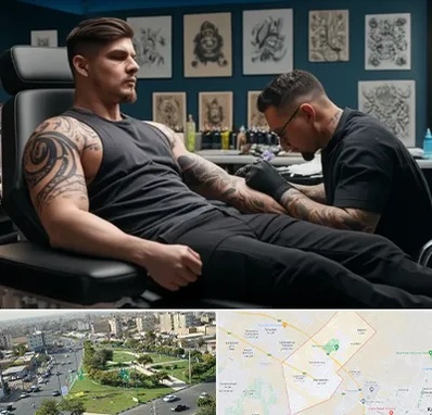 سالن تاتو در کمال شهر کرج