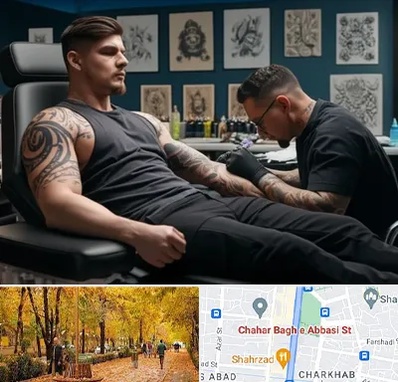 سالن تاتو در چهارباغ اصفهان 