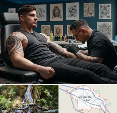 سالن تاتو در الیگودرز