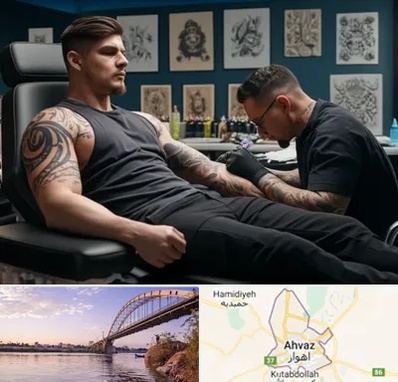 سالن تاتو در اهواز