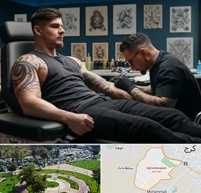 سالن تاتو در مهرشهر کرج