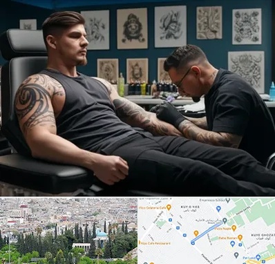 سالن تاتو در محلاتی شیراز 