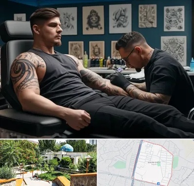 سالن تاتو در باغمیشه تبریز 