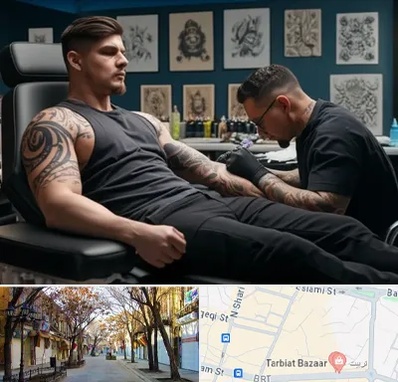 سالن تاتو در تربیت تبریز 