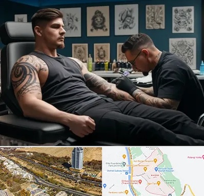 سالن تاتو در خیابان نیایش شیراز 