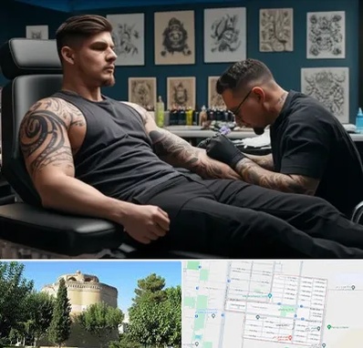 سالن تاتو در مرداویج اصفهان 