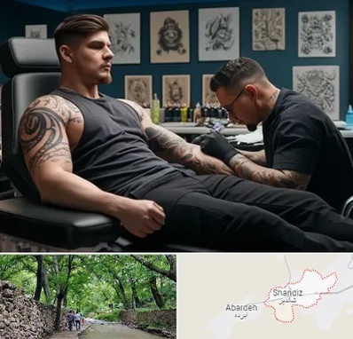 سالن تاتو در شاندیز مشهد 