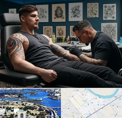 سالن تاتو در کوروش اهواز 