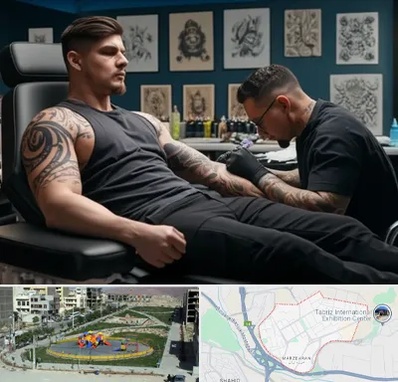 سالن تاتو در مرزداران تبریز 