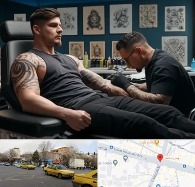 سالن تاتو در شهناز تبریز 