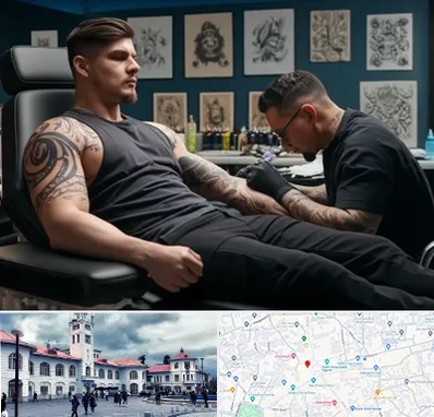 سالن تاتو در میدان شهرداری رشت 