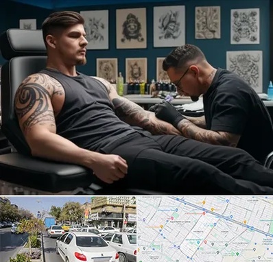 سالن تاتو در مفتح مشهد 