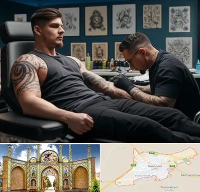 سالن تاتو در سمنان