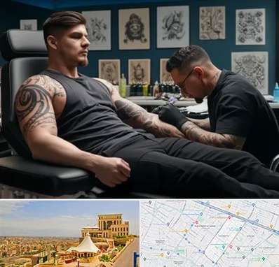 سالن تاتو در هاشمیه مشهد 