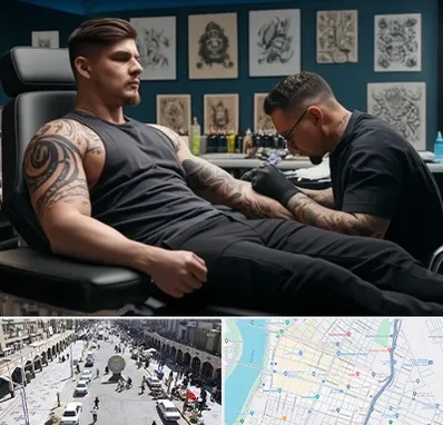 سالن تاتو در نادری اهواز 