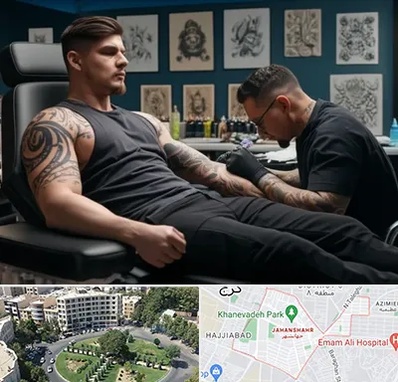 سالن تاتو در جهانشهر کرج 