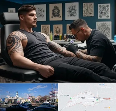 سالن تاتو در ماهدشت کرج 