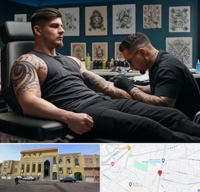 سالن تاتو در زنبیل آباد قم 