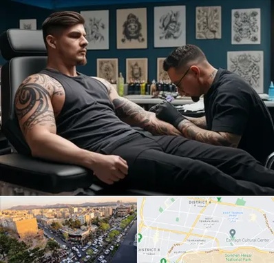 سالن تاتو در تهرانپارس 